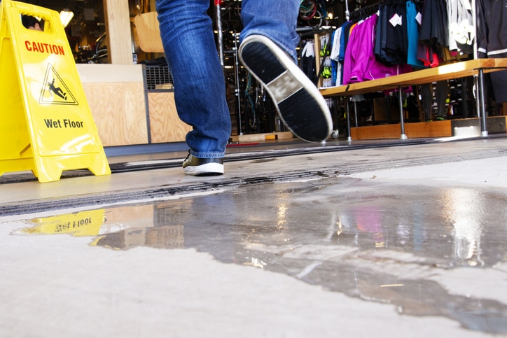 Slips, trips and falls are a major cause of injury.  An occupational healthy and safety topic.